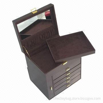 Jewelry Boxes with PU Leather Exterior